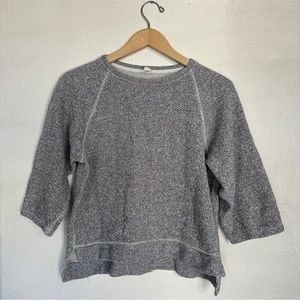 Eileen Fisher 100% Organic Cotton Sweater | Grey | Size  XXS |
